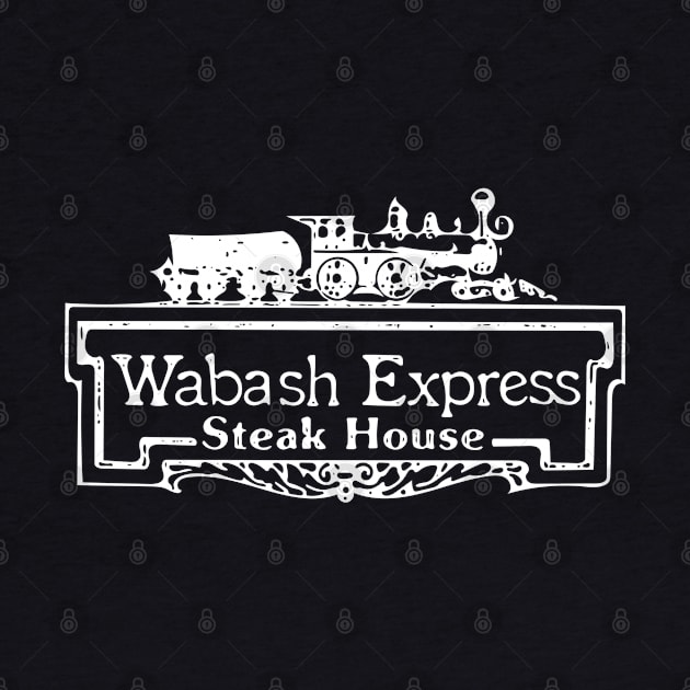 Wabash Express Steak House Vintage Durham North Carolina by Contentarama